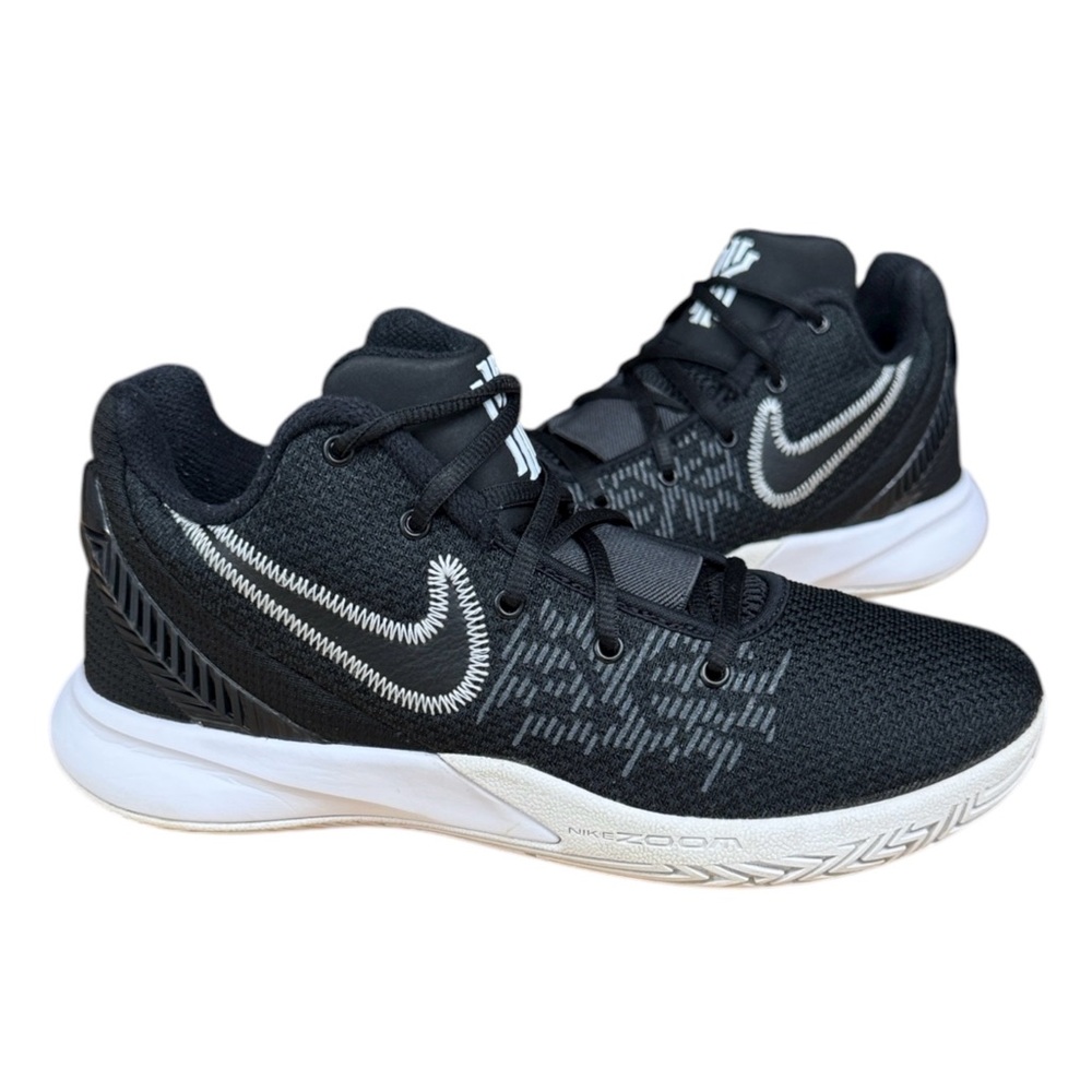 Nike Kyrie Flytrap II (2) Black & White Basketball AO4438-001 Sneakers Shoes 7.5